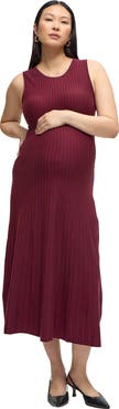 Ingrid & Isabel The All-Access Stripe Sweater Midi Maternity Dress