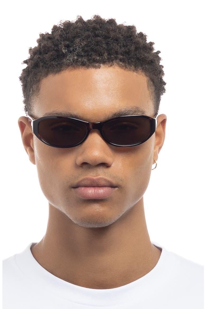 Don't Cha 56mm Oval Sunglasses, Alternate, color, TORT