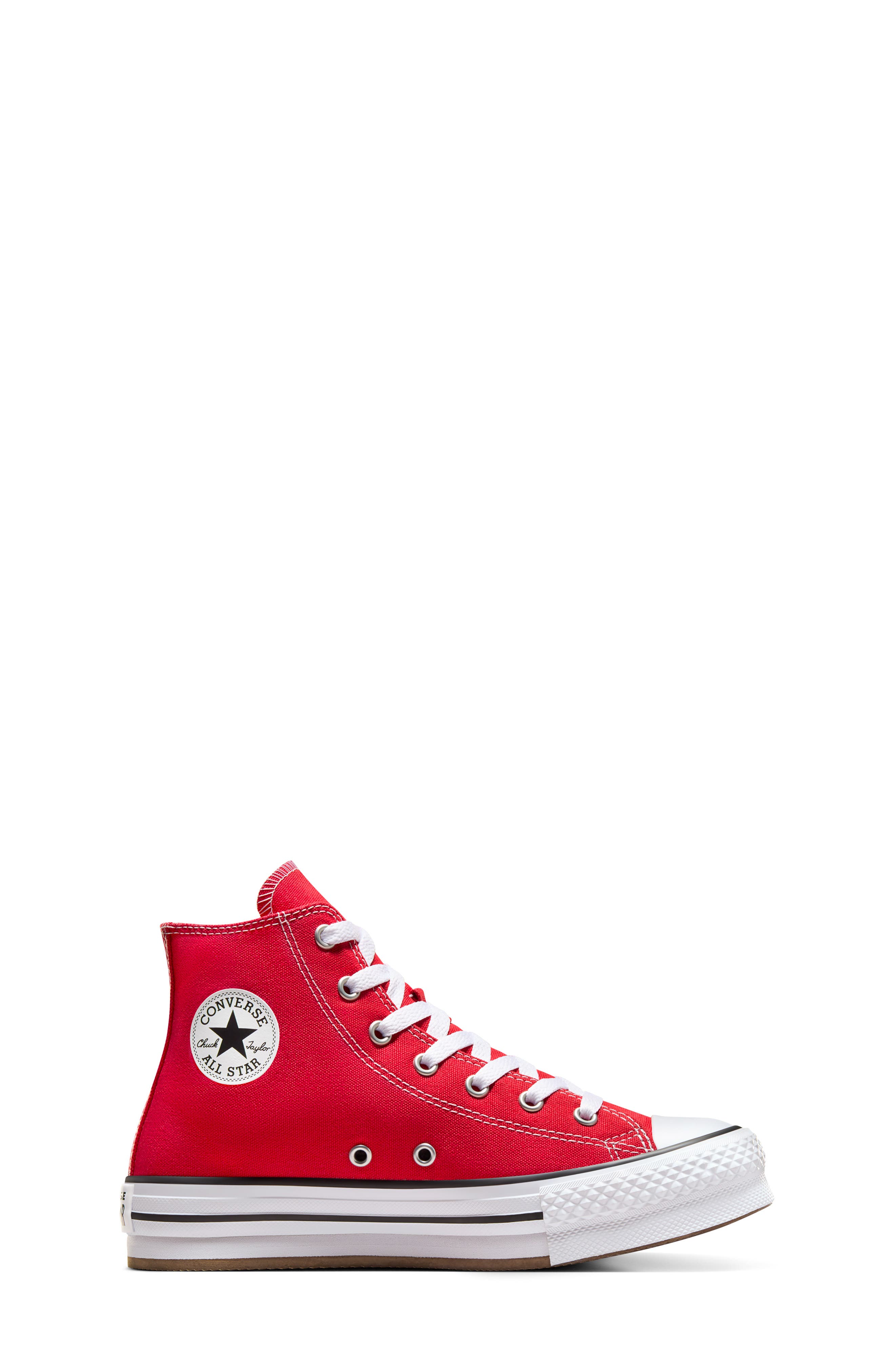 Converse Kids' Chuck Taylor<sup>®</sup> All Star<sup>®</sup> EVA Platform Sneaker, Alternate, color, Red/ White/ Black