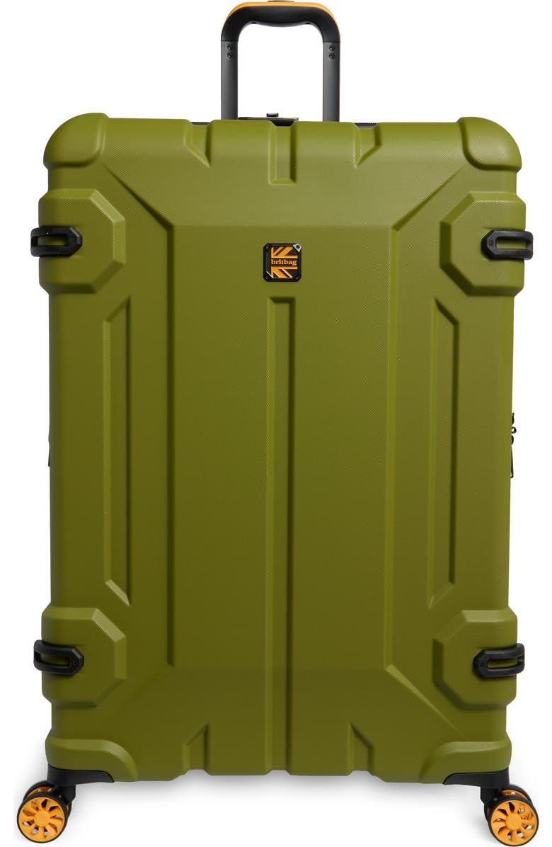 Britbag Shielding 31-Inch Hardside Spinner Luggage, Main, color, Guacamole