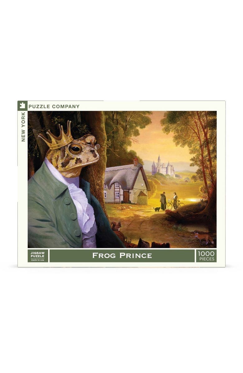 NEW YORK PUZZLE COMPANY Frog Prince 1000 Piece Puzzle, Main, color, NO COLOR