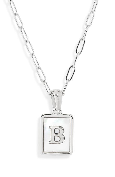 Ocean Drive Initial Pendant Necklace