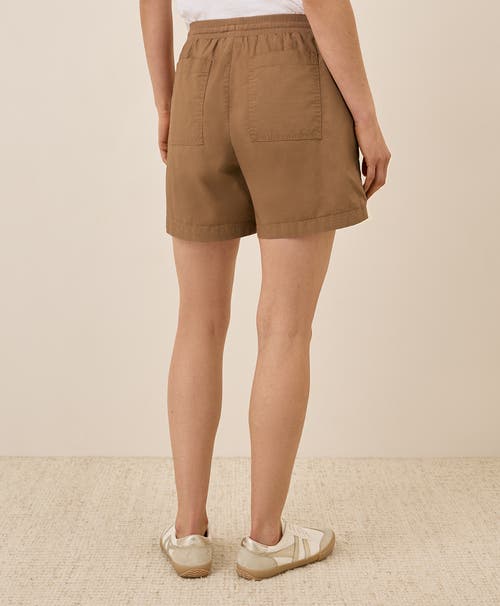 Pact Organic Cotton Monterey Poplin Short In Brown