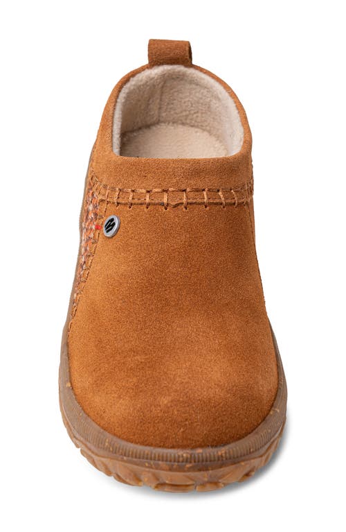Minnetonka Tamarra Fleece Lined Slipper In Brown