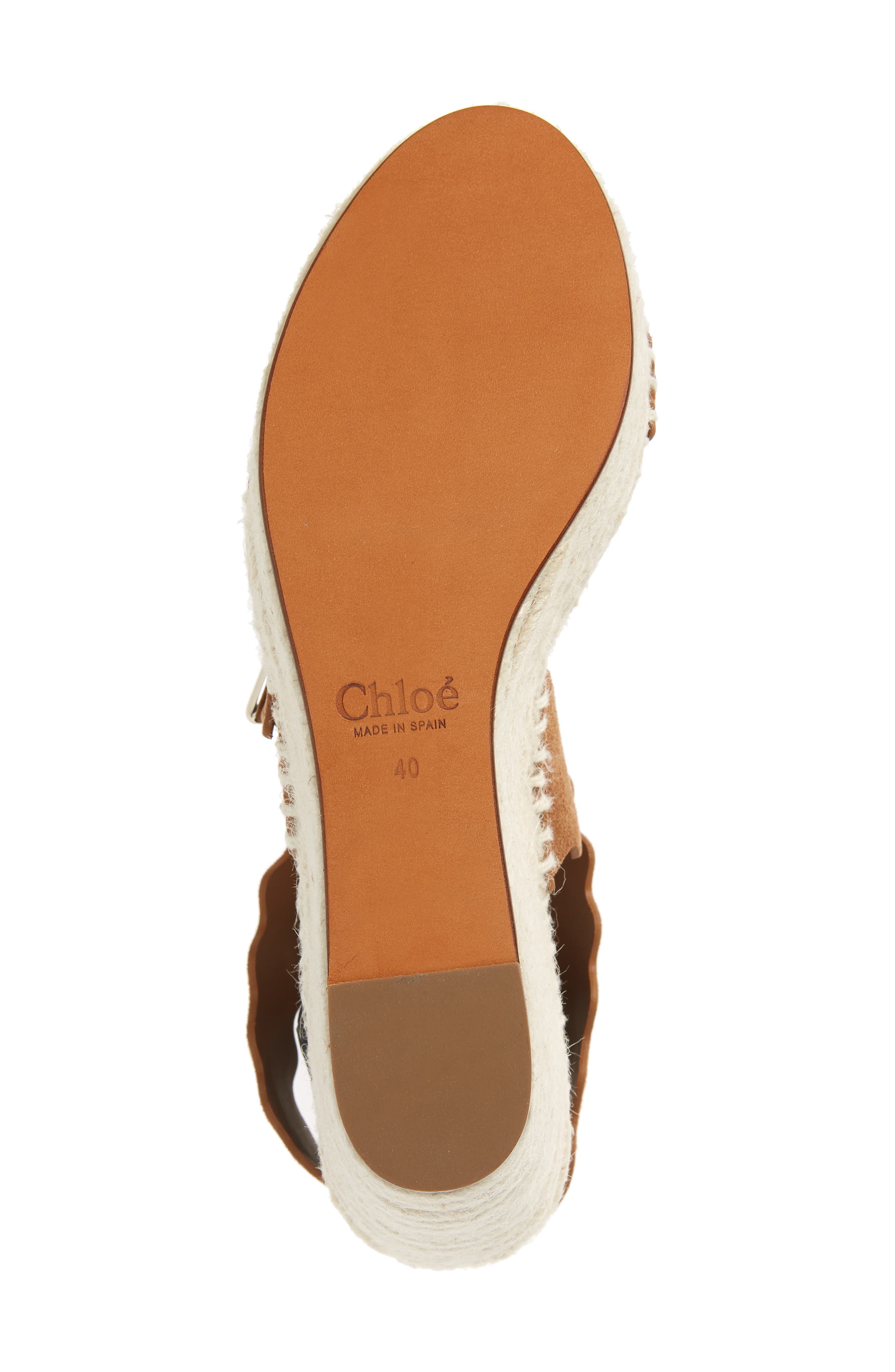 Chloé Laudren Espadrille Wedge Sandal, Alternate, color, 