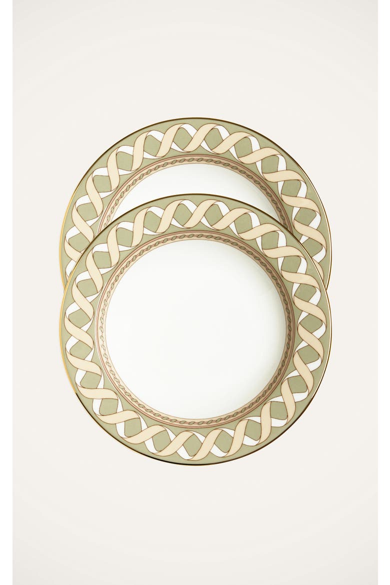 Soup Plates Set Of 2 Odysseus Pistachio, Main, color, Odysseus Pistachio