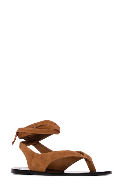 Tres Ankle Wrap Sandal (Women)