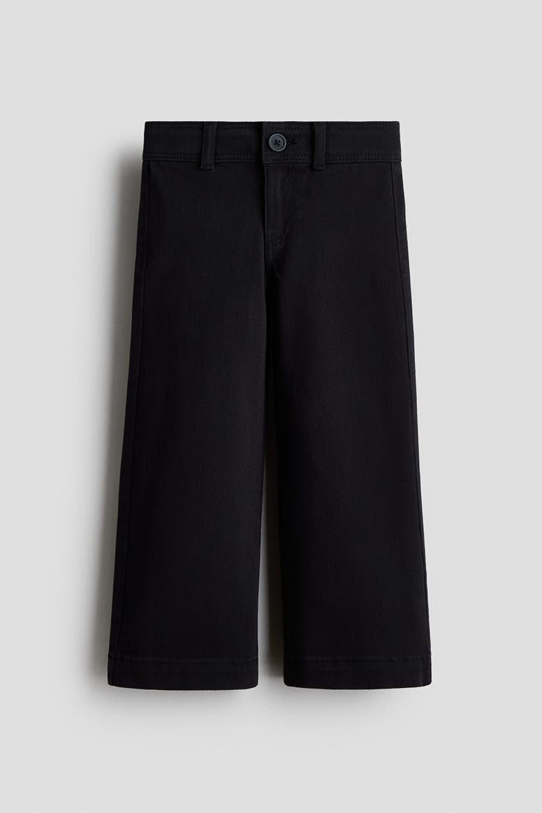 Flared Trousers, Main, color, Black