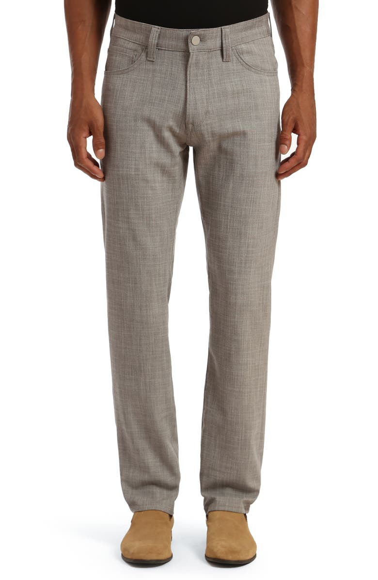 34 Heritage Courage Straight Leg Five Pocket Pants, Main, color, Magnet Cross Twill