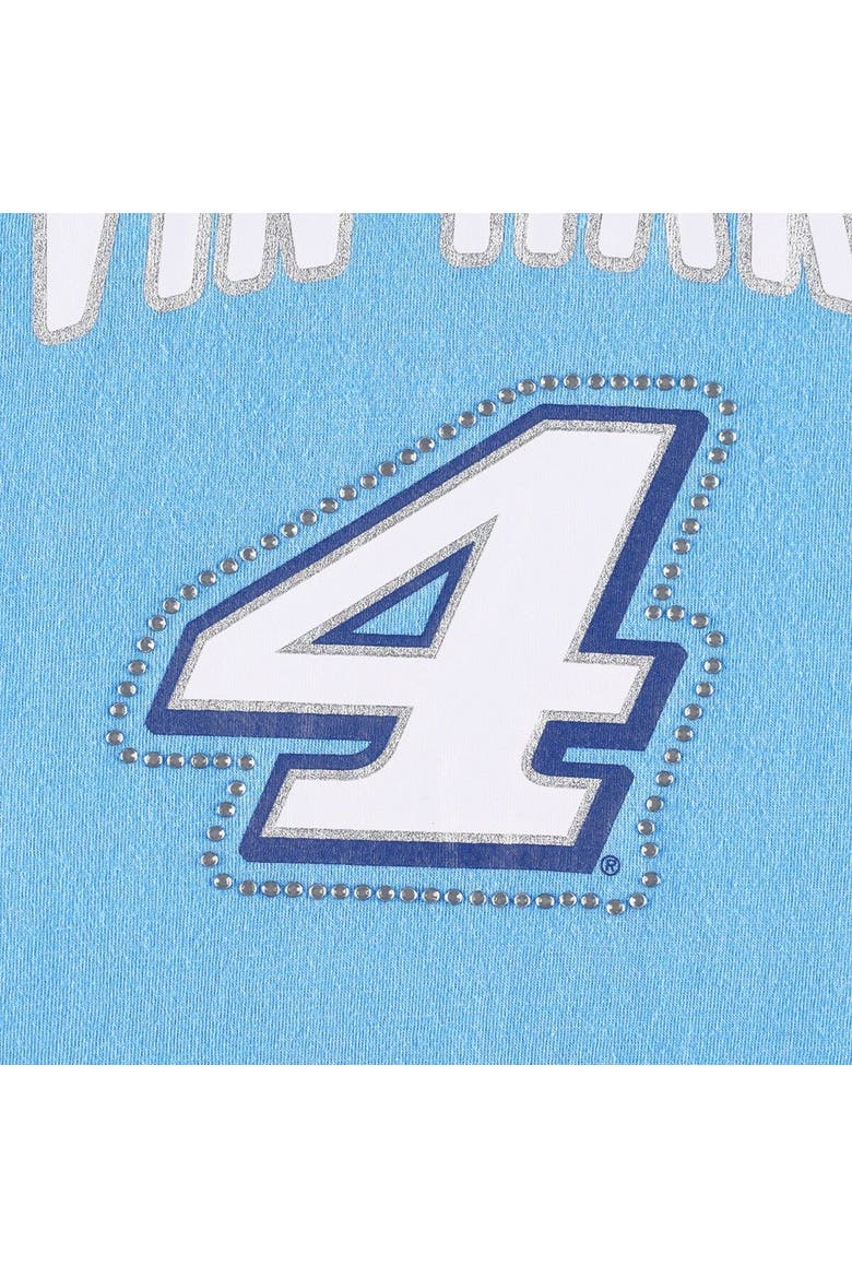 Women's G-III 4Her by Carl Banks Light Blue/Gray Kevin Harvick Box Score T-Shirt, Alternate, color, Light Blue