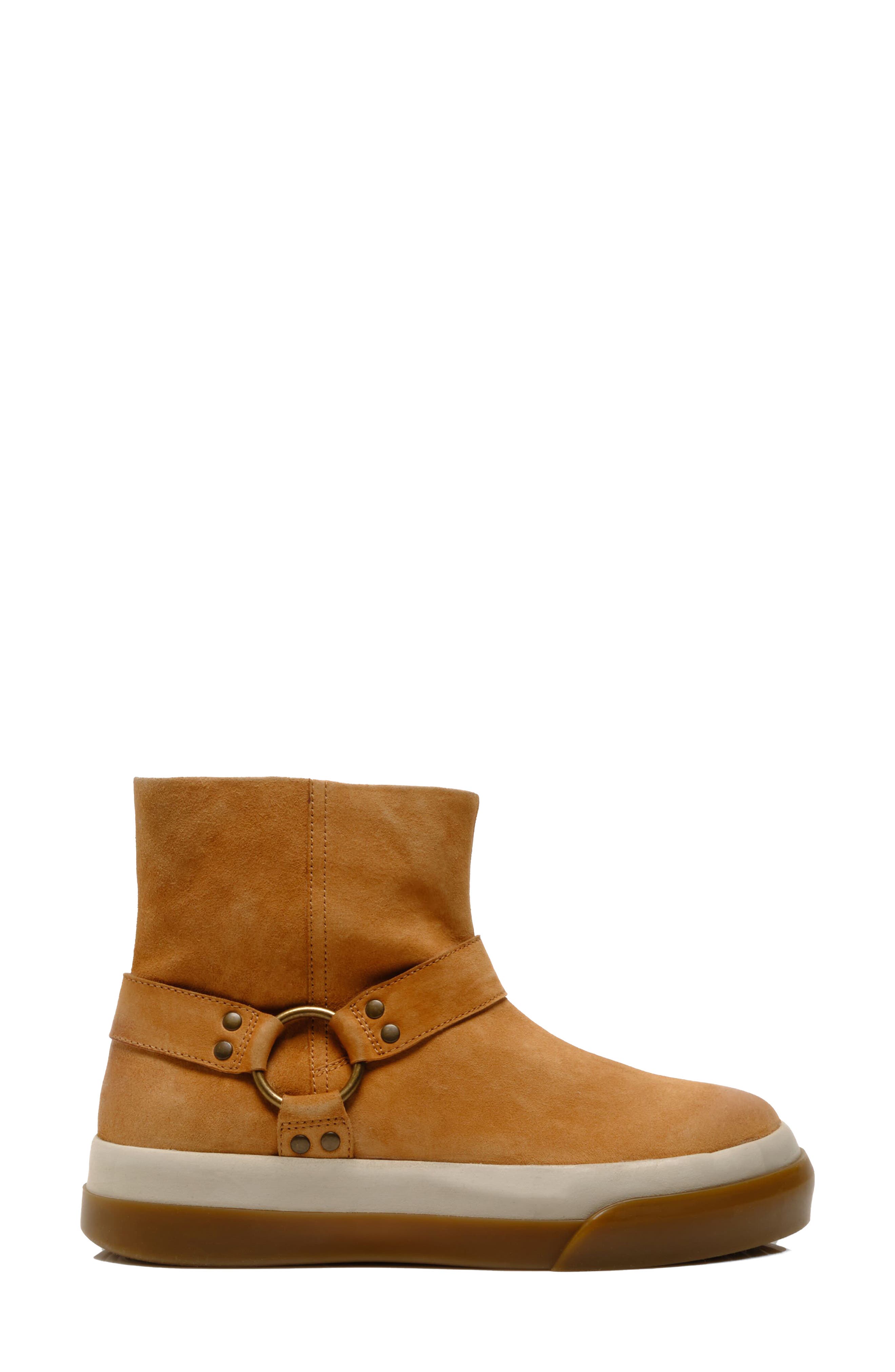 Bodhi Harness Sneaker Bootie, Alternate, color, TAN SUEDE