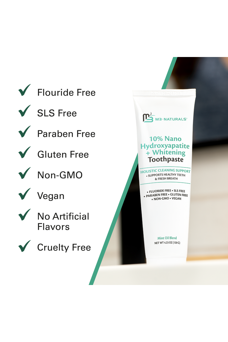 Nano Hydroxyapatite Toothpaste with Calcium, Mint & Spearmint, 4.23 oz, Alternate, color, 1 Pack