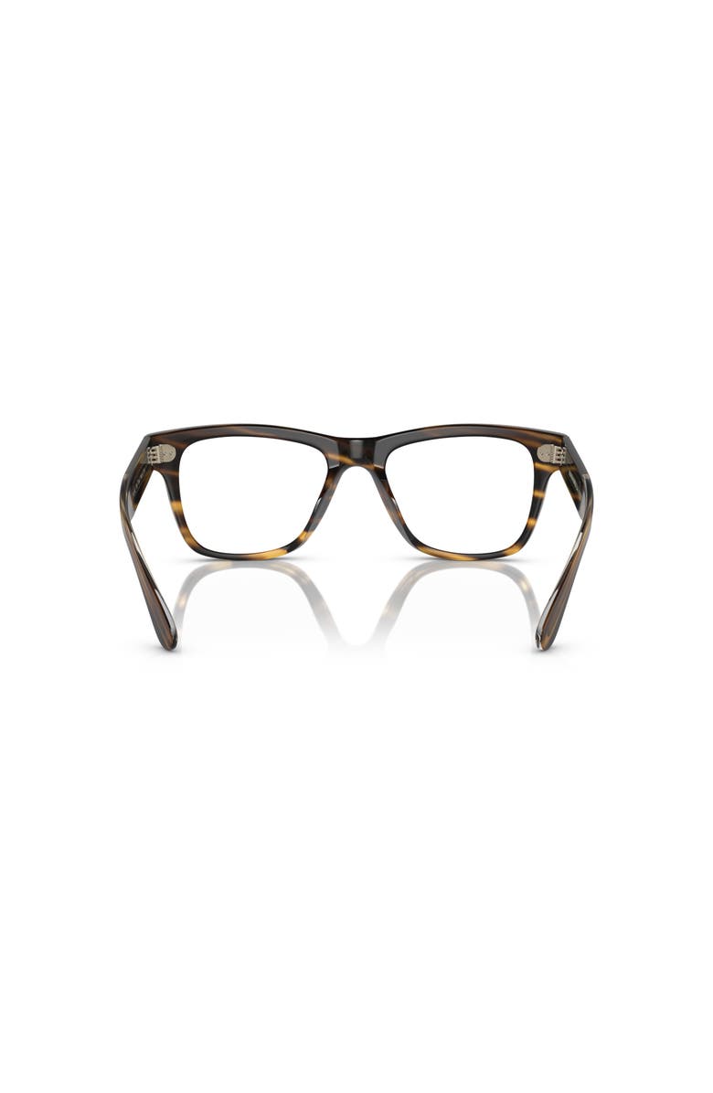Oliver Peoples 51mm Rectangle optical glasses, Alternate, color, Tortoise