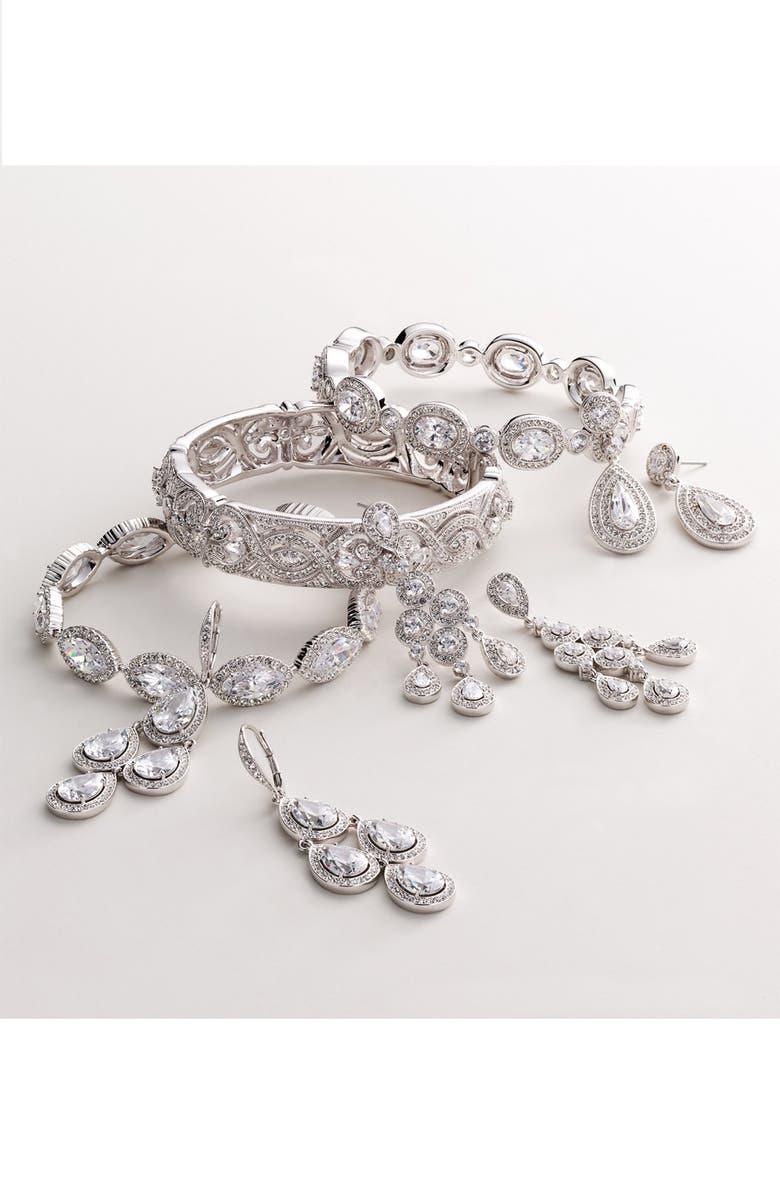 Nadri Framed Chandelier Earrings, Alternate, color, 