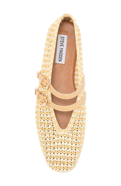 Steve Madden Laney Ballet Flat In Tan