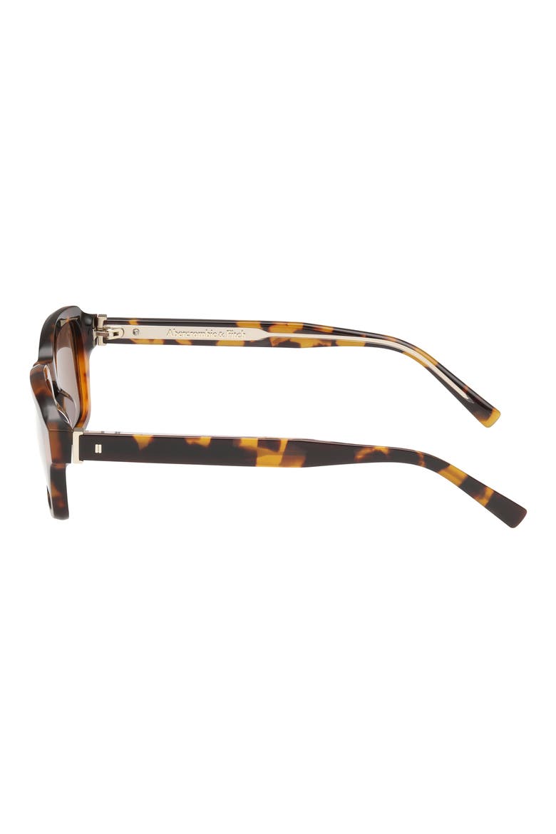51mm Round Sunglasses, Alternate, color, DARK HAVANA / BROWN LENS