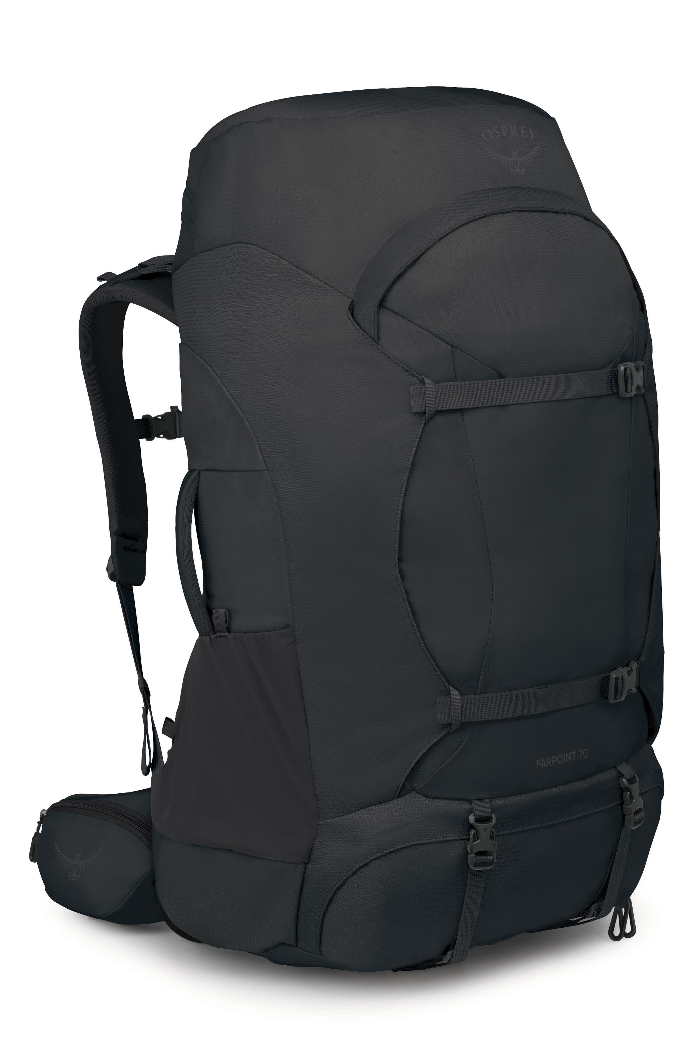 Osprey Fairview 70-Liter Trek Backpack Luggage, Alternate, color, Black