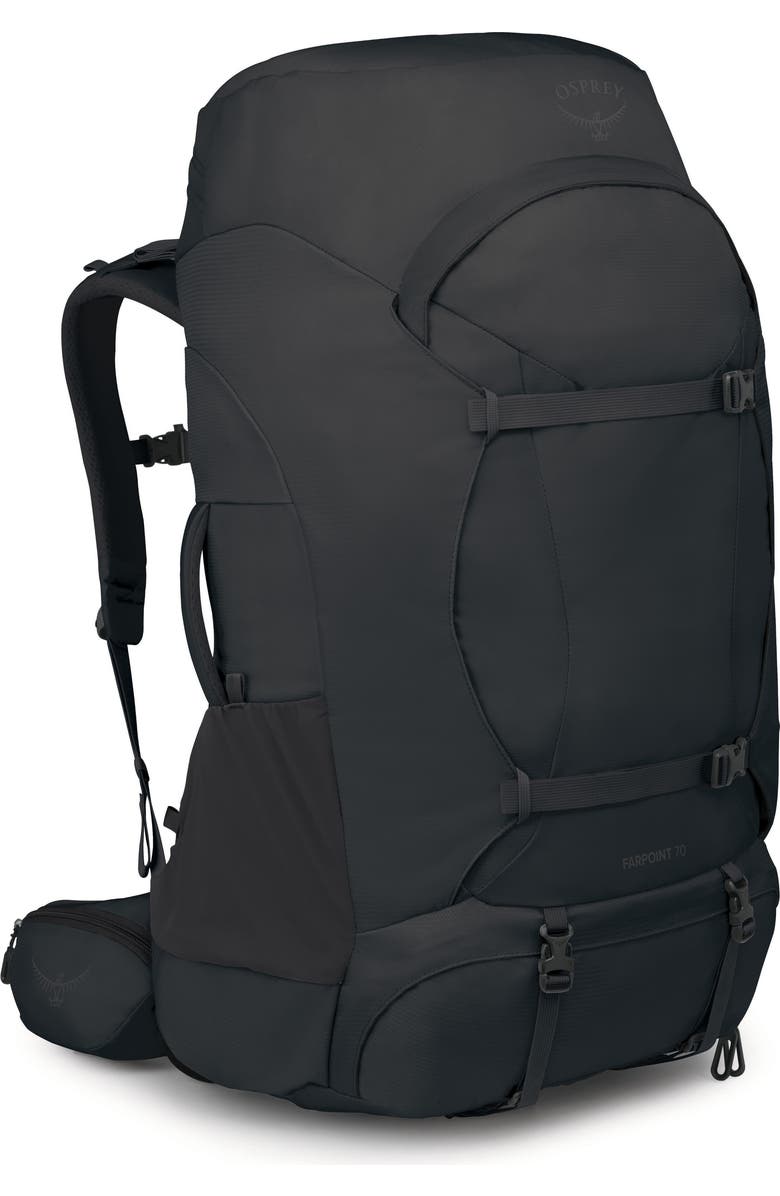 Osprey Fairview 70-Liter Trek Backpack Luggage, Alternate, color, Black