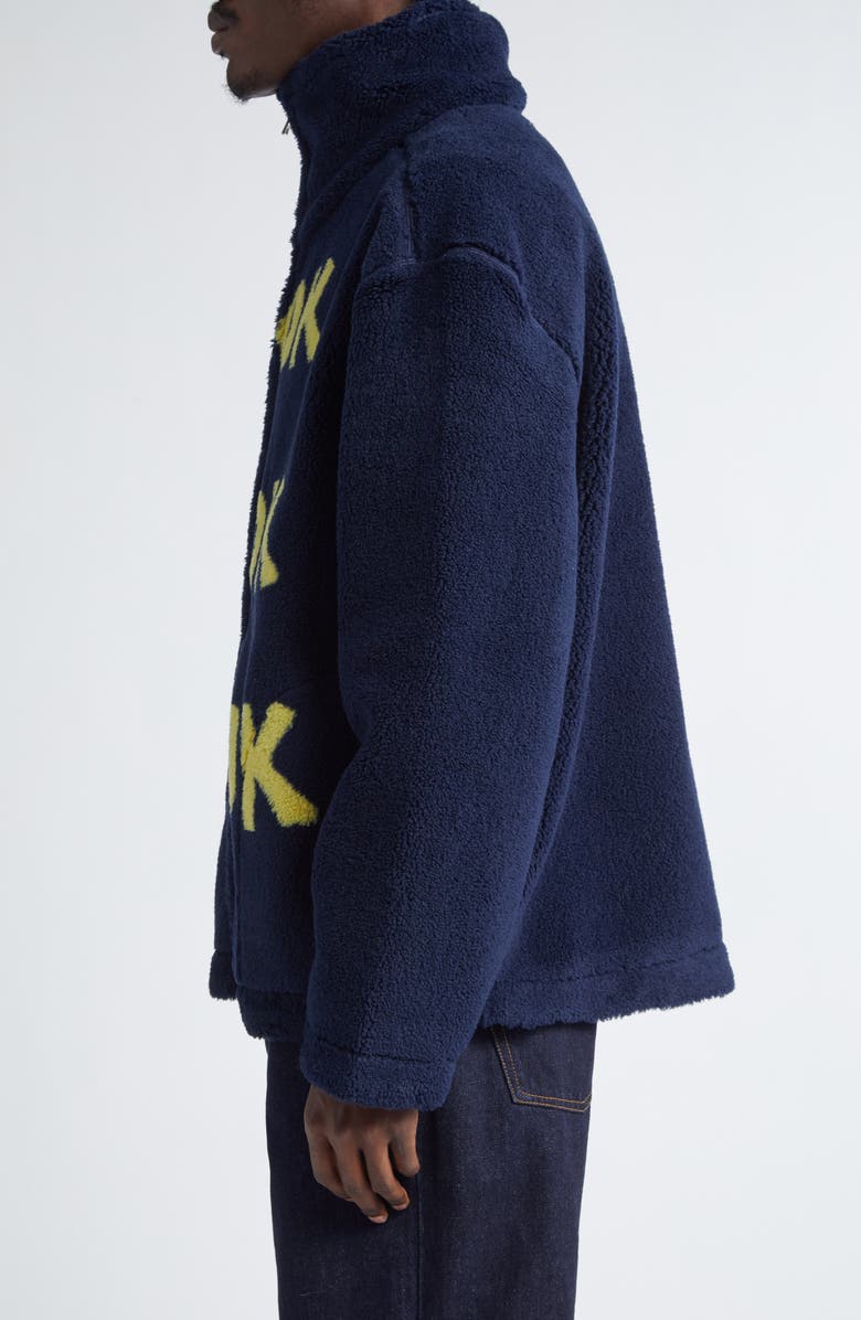 JW Anderson Look, Look, Look Full Zip Fleece Jacket, Alternate, color,