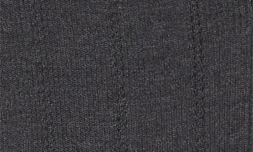 Thom Browne Pointelle Stitch Wool & Silk Cardigan In Gray