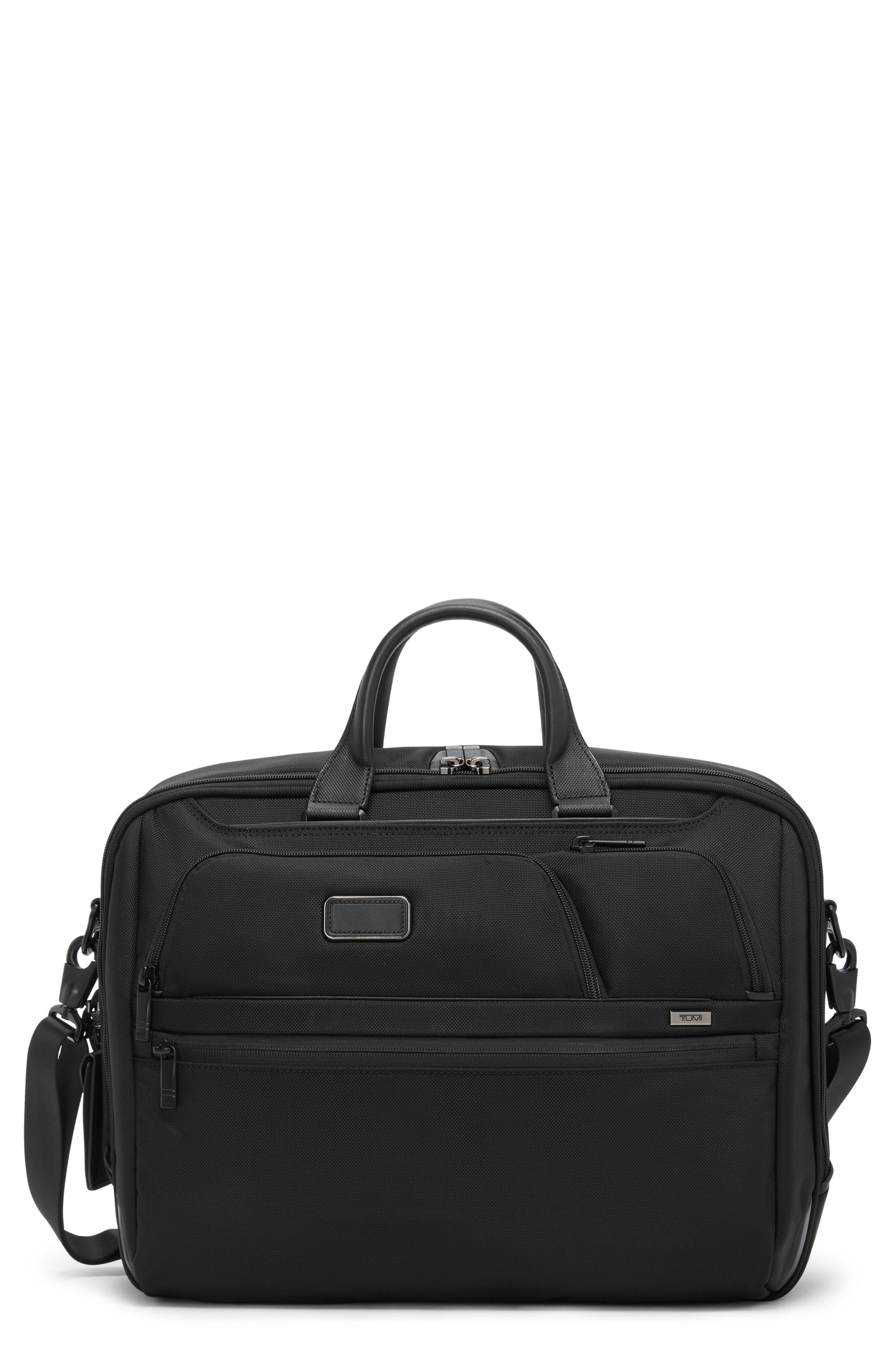 TUMI Large 17-Inch Briefcase, Main, color, Black