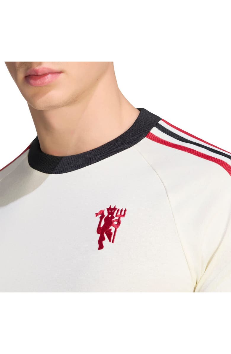 adidas Originals Men's adidas Originals  White Manchester United Culturewear Originals Long Sleeve T-Shirt, Alternate, color, White
