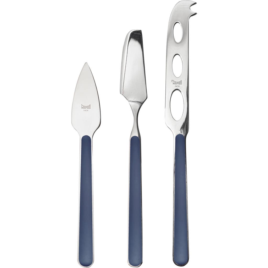 Mepra Fantasia Cheese Knives In Blue