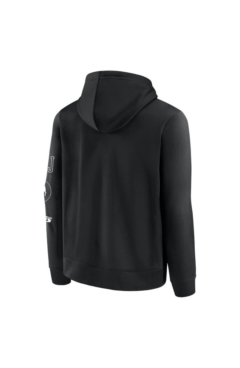 FANATICS Men's Fanatics  Black New York Jets Big & Tall Fleece Pullover Hoodie, Alternate, color, 