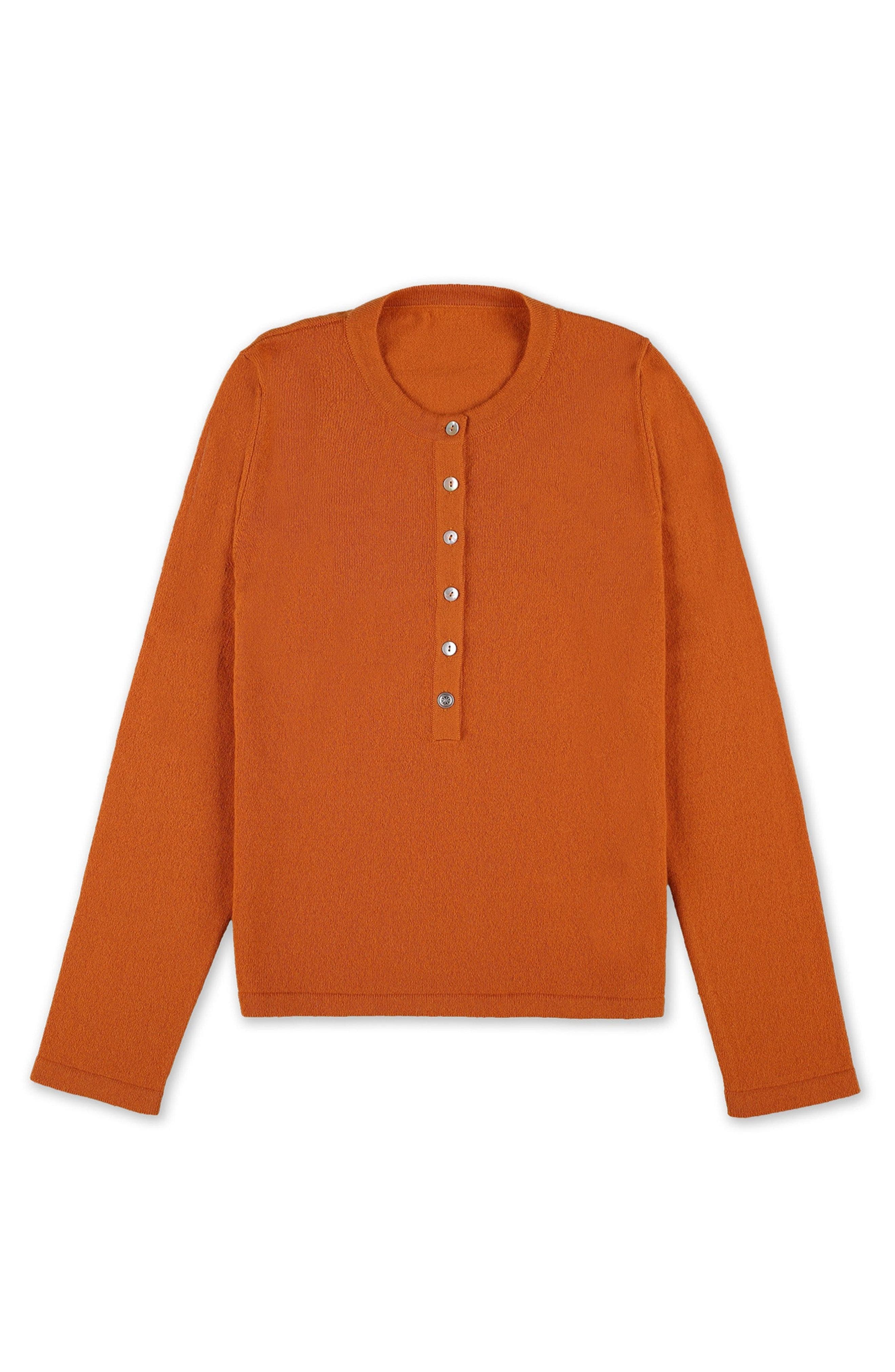 Lou Cashmere Henley Knit - image 5