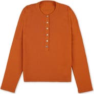 Fortela Lou Cashmere Henley Knit