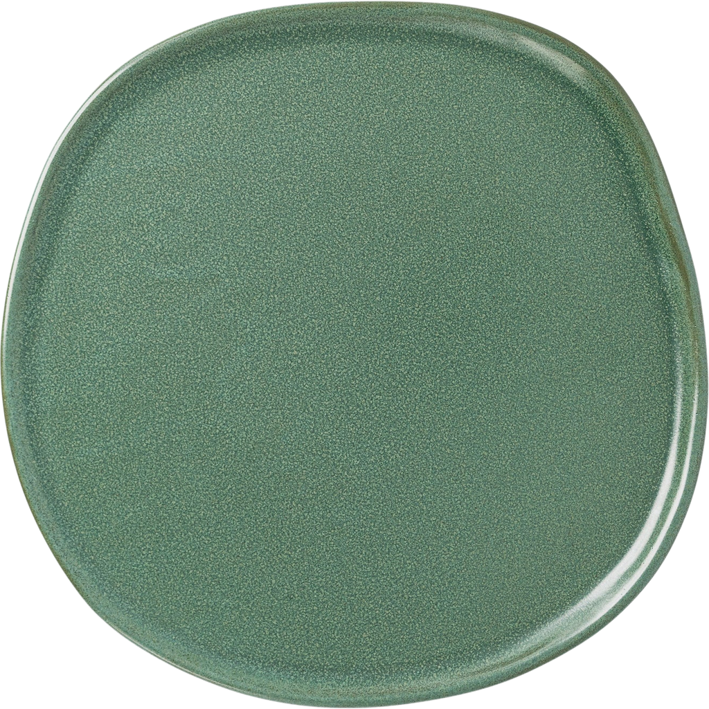 Haand Ripple Dinner Plate In Green