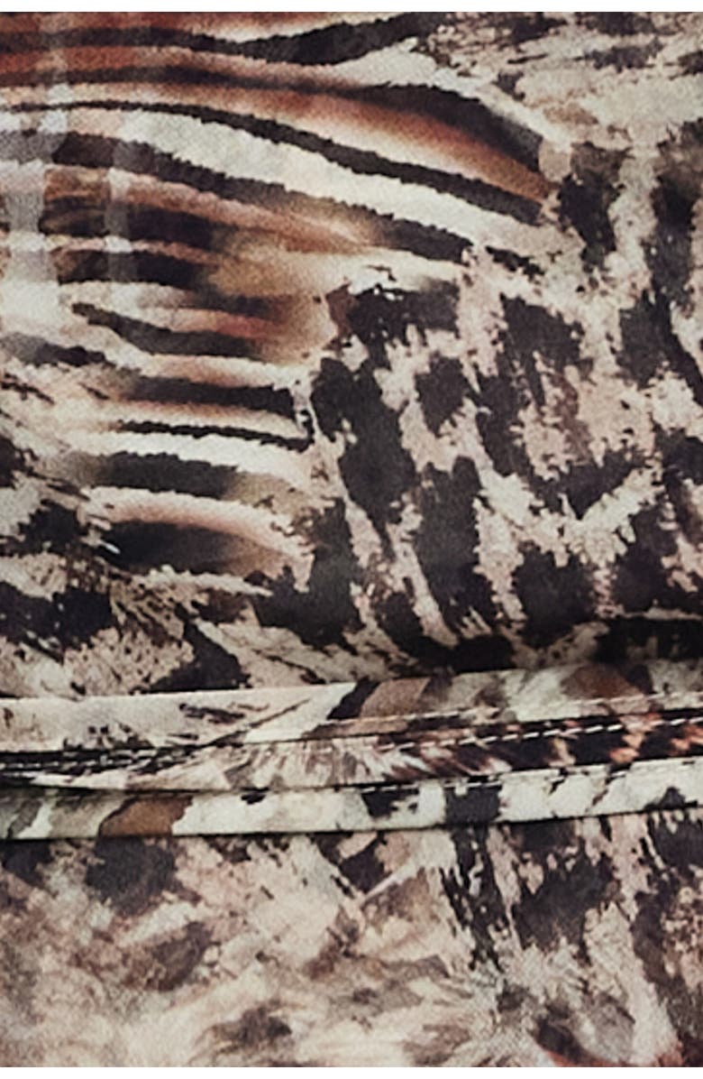 LIONESS Banks Animal Print Halter Top, Alternate, color, 