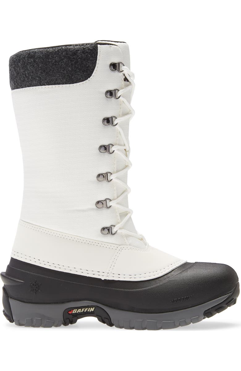 Baffin Jess Waterproof Boot, Alternate, color, Black/ White