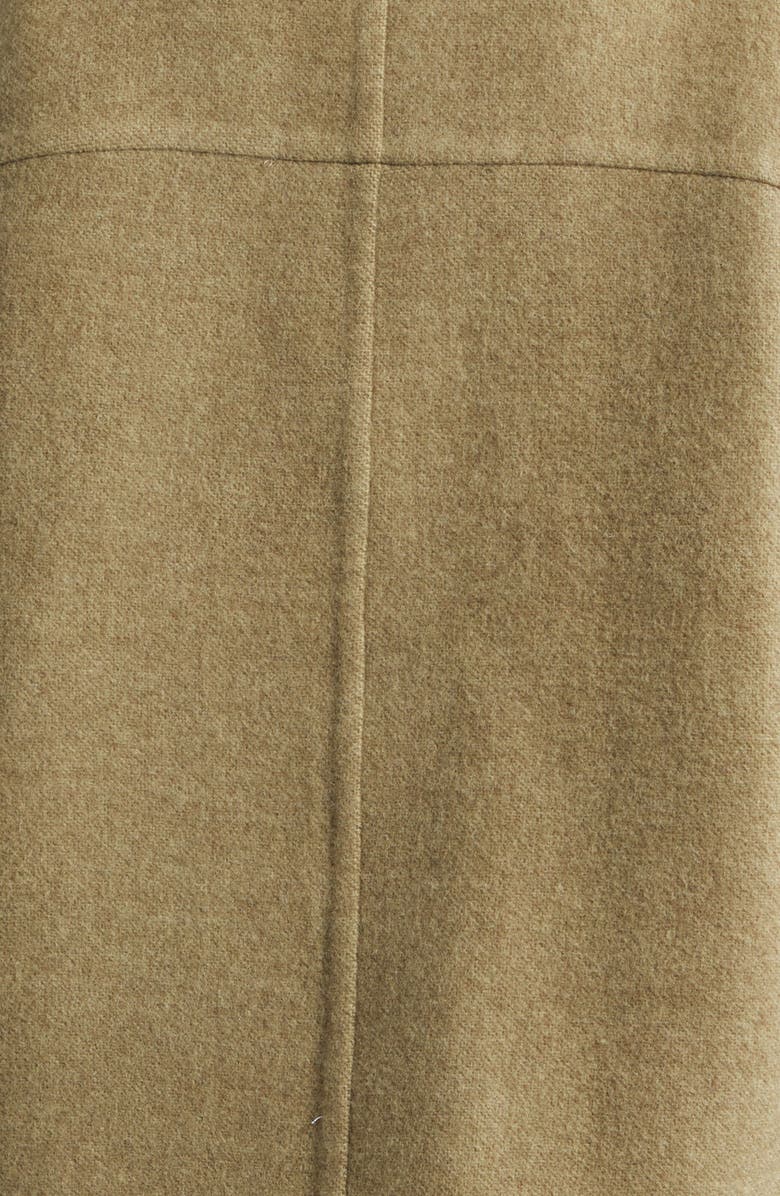 Burberry Caitlin Short Peacoat, Alternate, color, Glade Green/ Glade Green Check