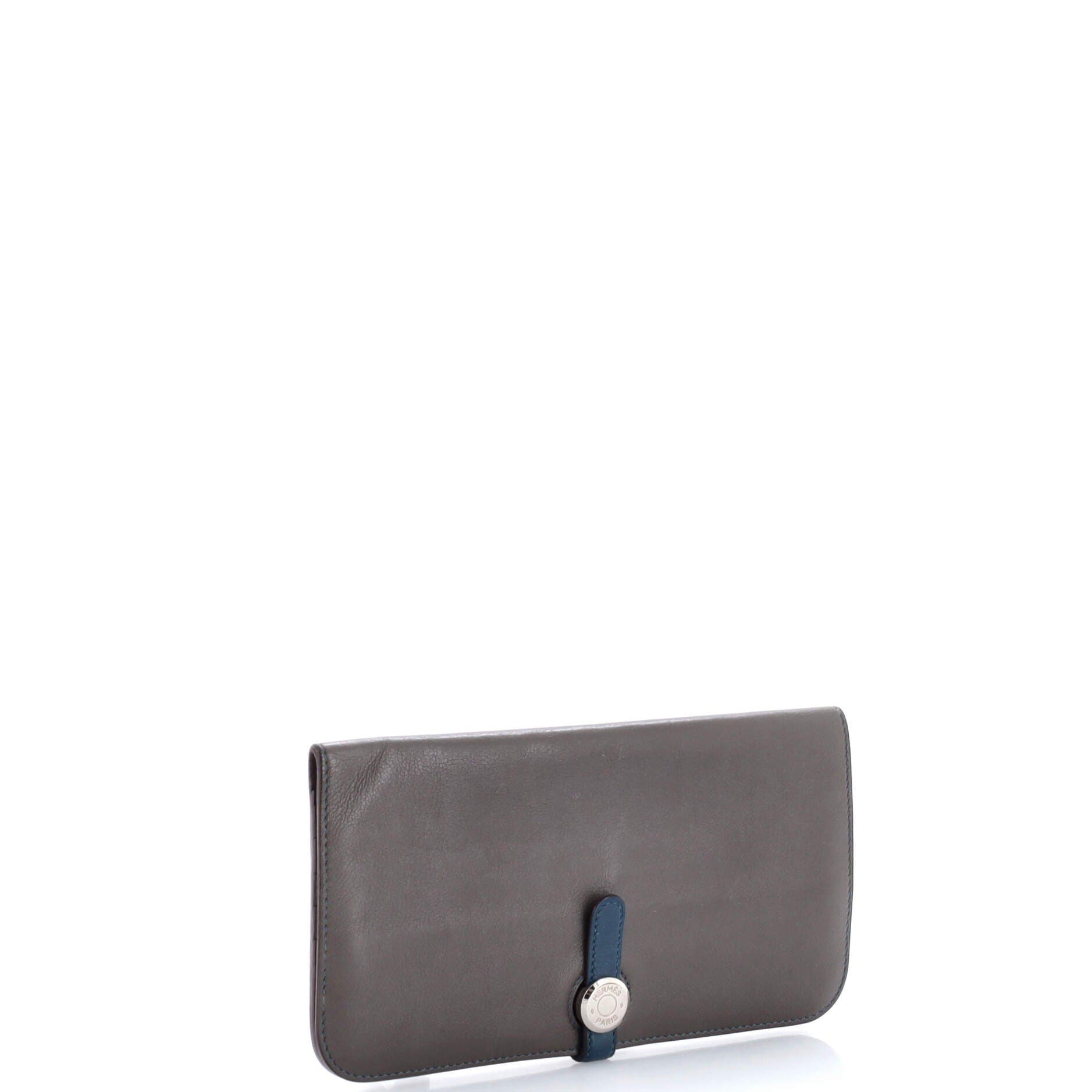 81034712 Dogon Recto Verso Wallet Leather, Alternate, color, Etain