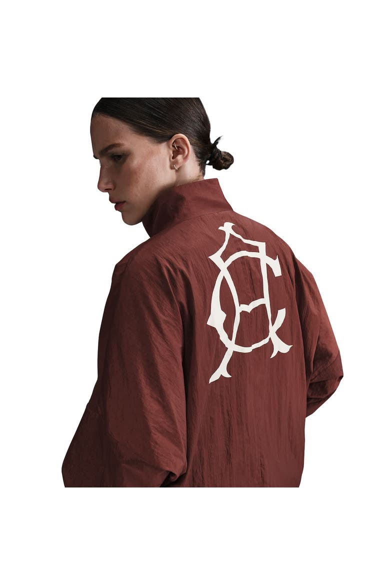 Women's Nike Brown Club America CA x CA Essential Woven Full-Zip Jacket, Alternate, color, Brown