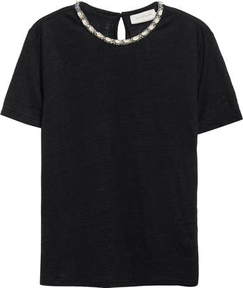 Tシャツ・カットソー Zimmermann SS25 Shirts (1785TRS253 NAUMP) ZIMMERMANN: Tallow Relaxed Shirt, Nautical Map – My o My