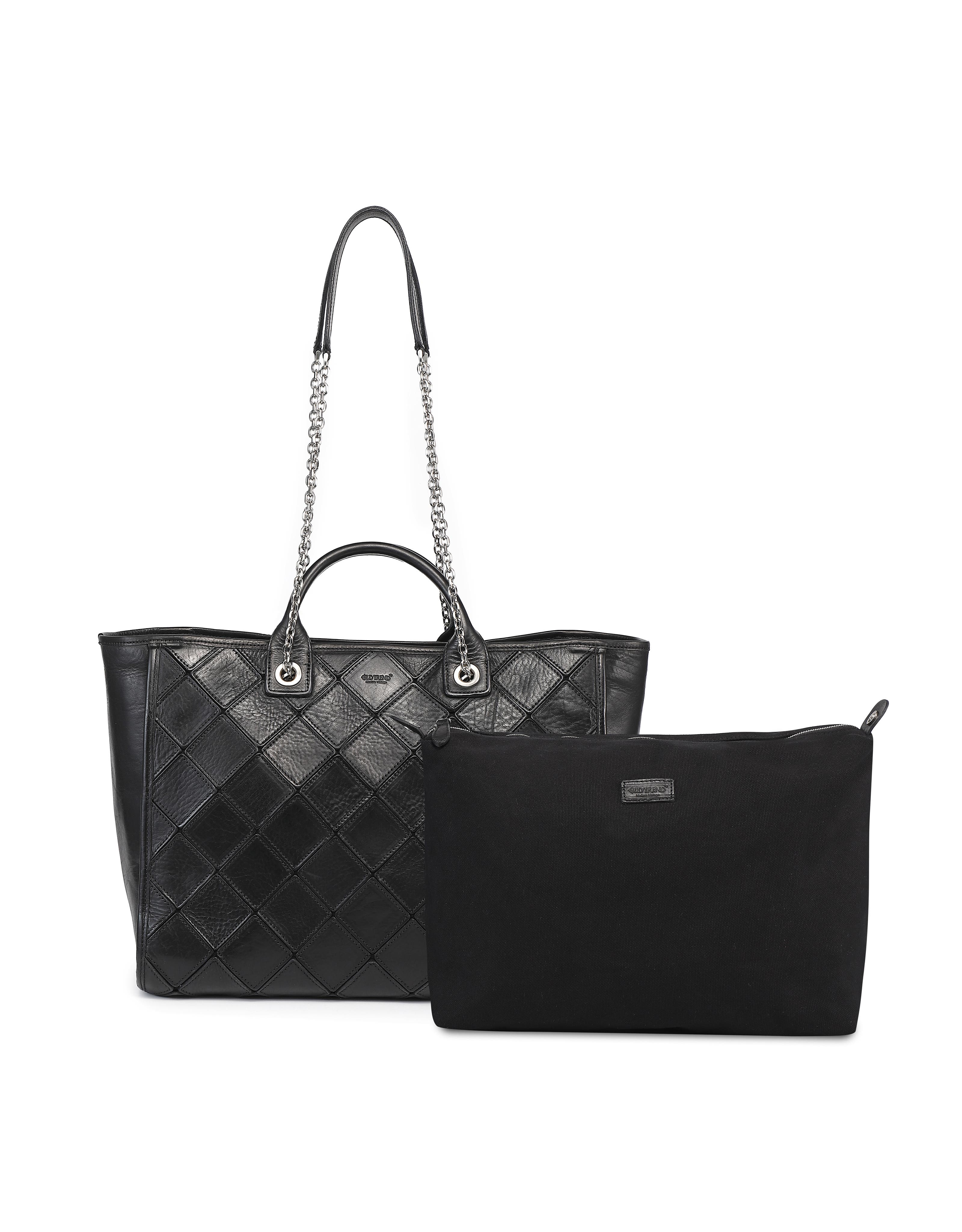 OLD TREND Mermaid Genuine Leather Oversized Carryall Tote, Alternate, color, Black