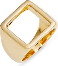SOKO Open Square Statement Ring