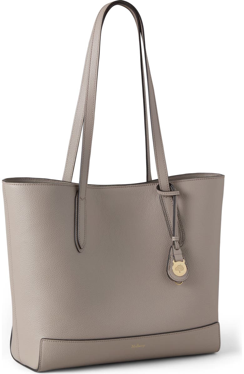 Mulberry East/West Leather Shopper Tote, Alternate, color, Cashmere Taupe