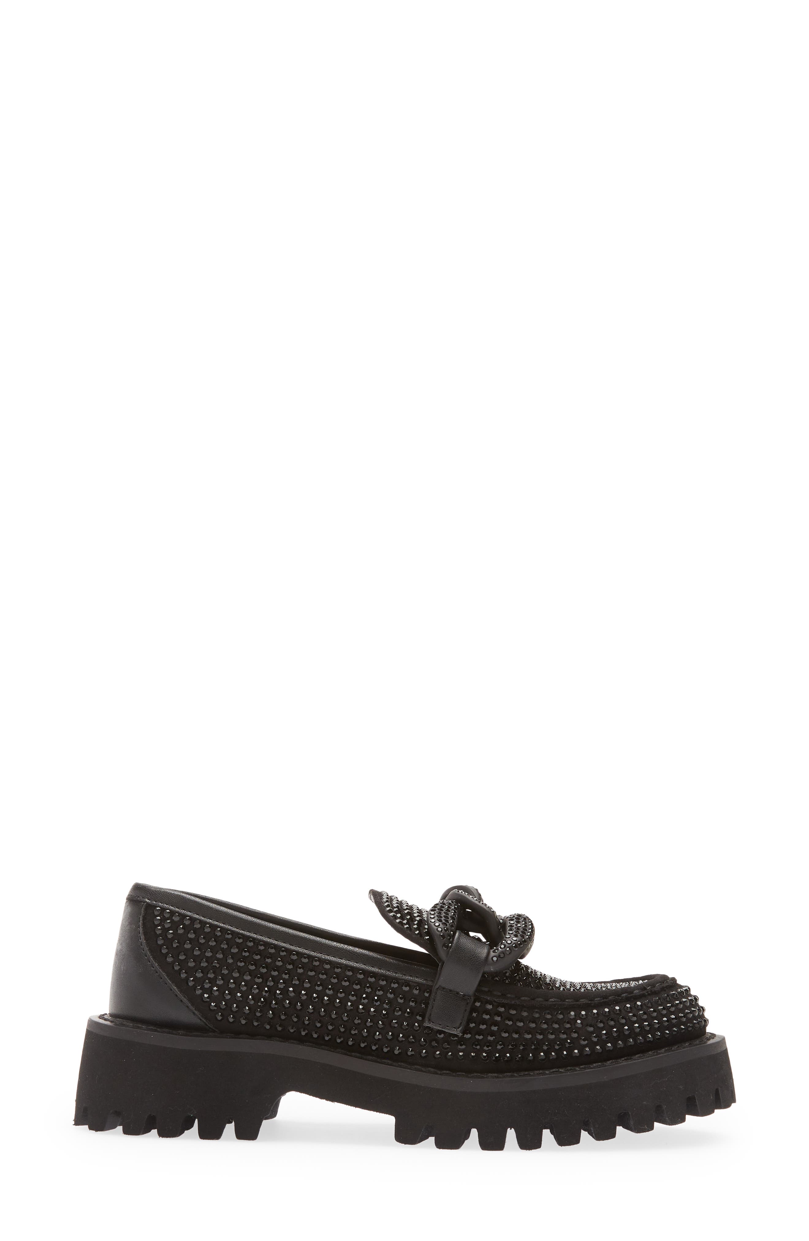 KARL LAGERFELD PARIS Giana Platform Loafer, Alternate, color, 