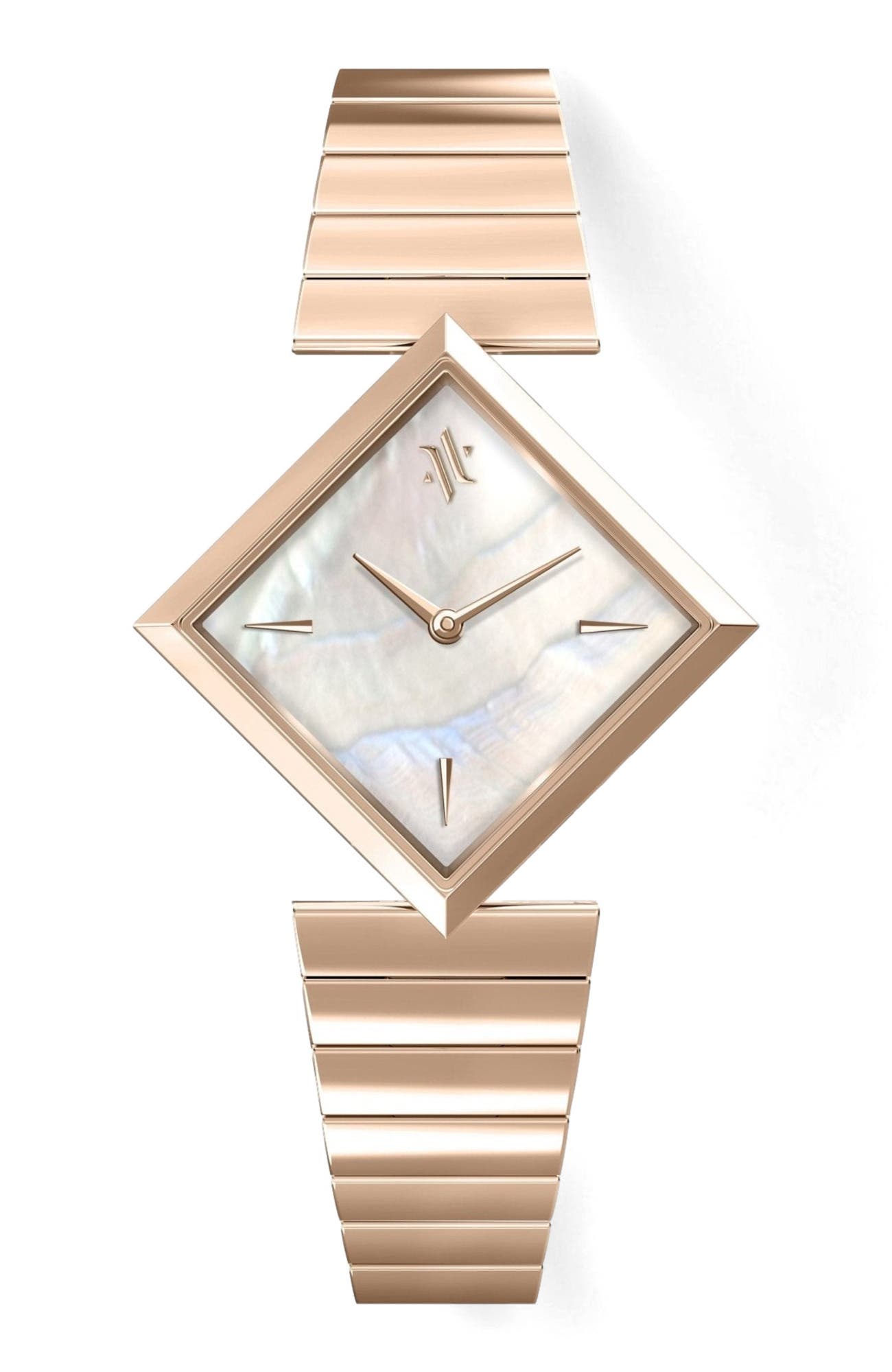 White Pearl-Rose Gold