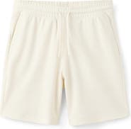 MANGO Textured Drawstring Bermuda Shorts