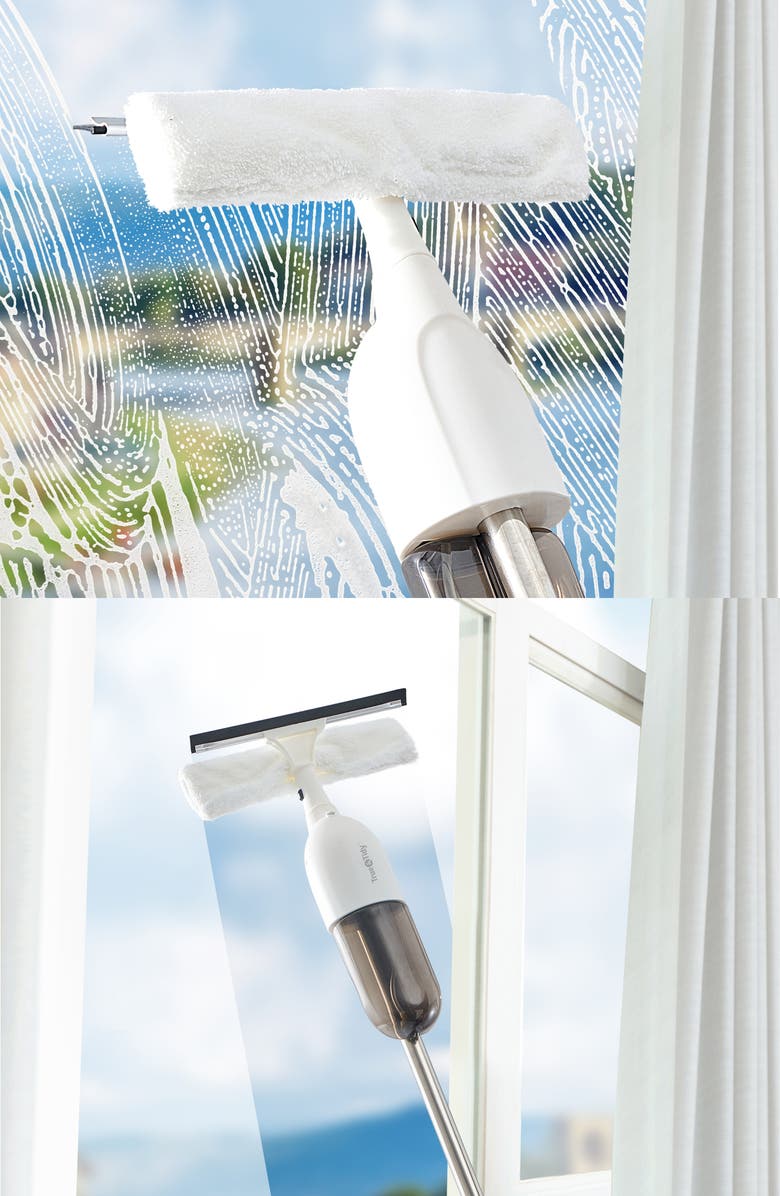 TRUE AND TIDY 4-Pack SPRAY-360 Replacement Mop Pads, Alternate, color, White