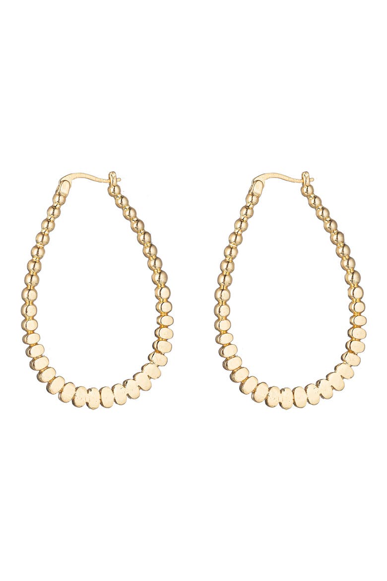 Luxe Collection Lindsay Loop Earrings, Main, color, GOLD
