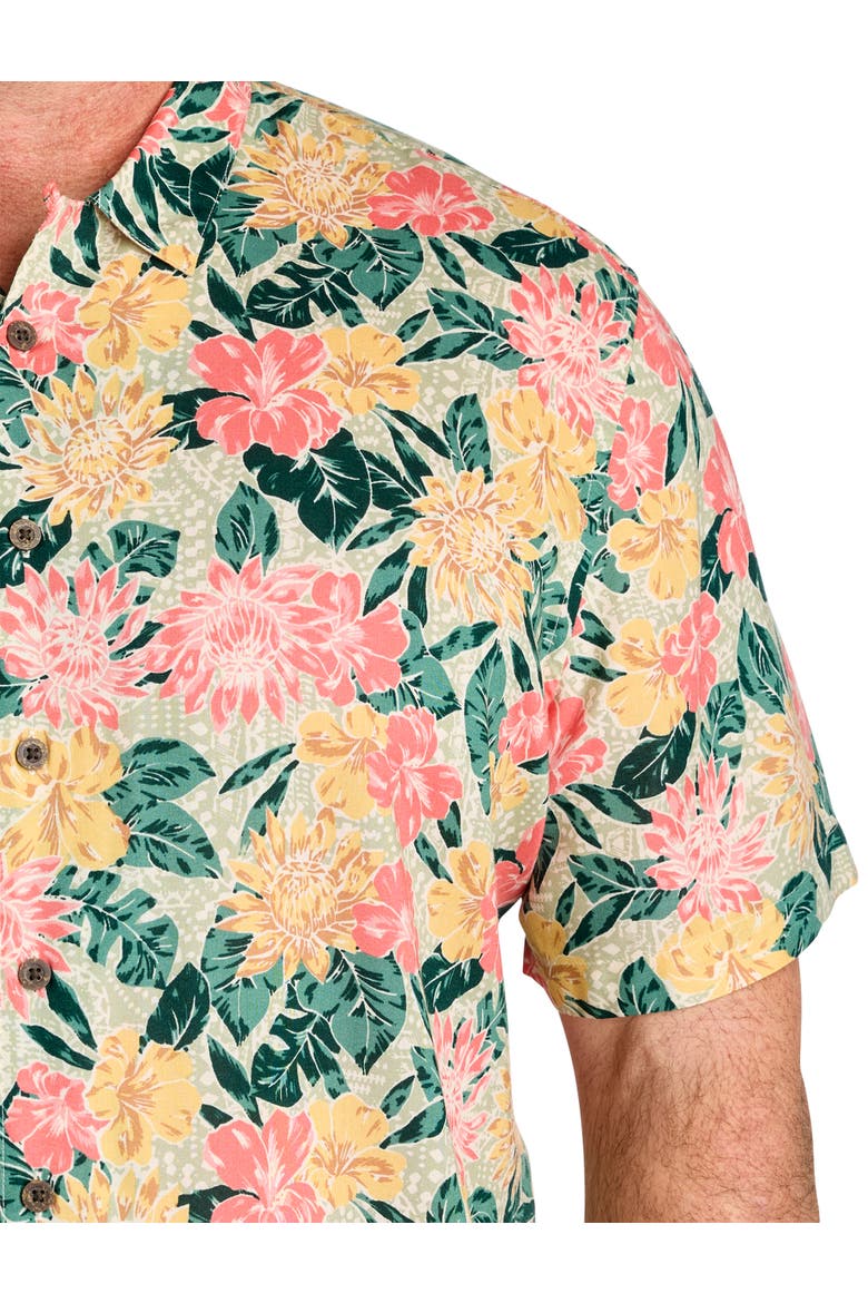 Big & Tall Floral Sport Shirt V2, Alternate, color, MULTI