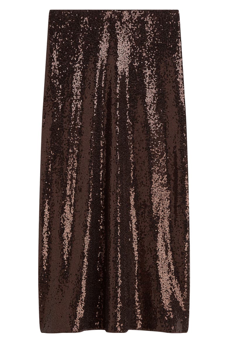 Sequins Maxi Skirt, Alternate, color, SHALE