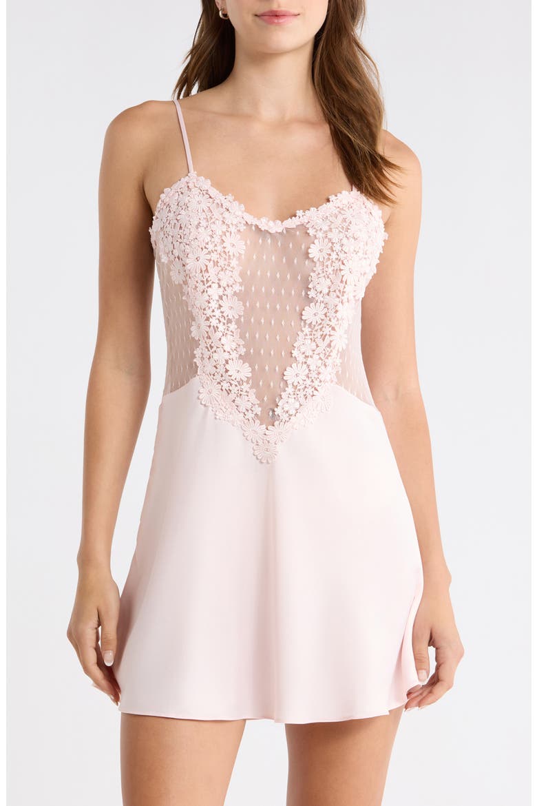 Showstopper Chemise, Main, color, MISTY PINK
