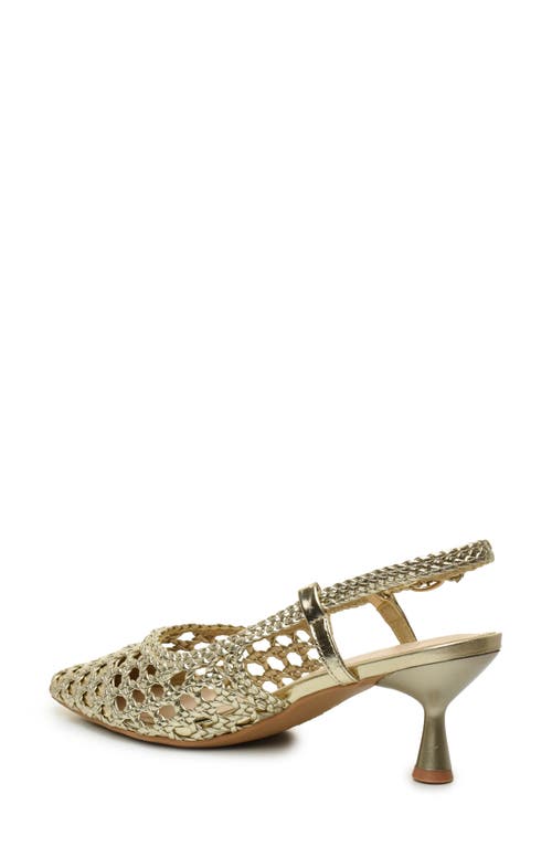 NICOLE MILLER NICOLE MILLER KNOTTY BRAIDED SLINGBACK PUMP