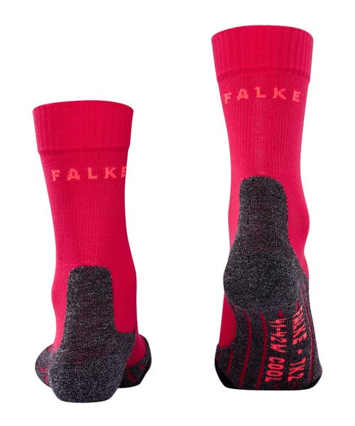 Falke Tk2 Explore Cool Hiking Socks In Red